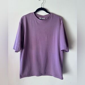 Men’s Uniqlo Cotton Tee in Purple